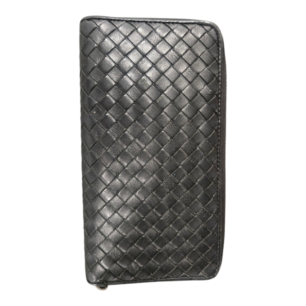 Bottega Veneta Black Intrecciato Leather Wallet - Picture 3 of 13